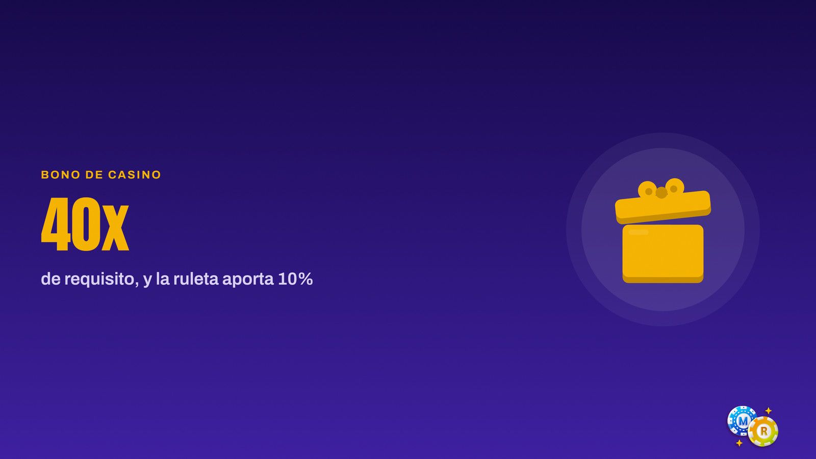 Bono de Casino y Slots de Wanabet (Yaass Casino): requisito de apuesta de 40x con solo un 10% de contribución de la ruleta.