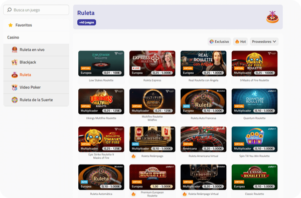 Ruleta casino luckia