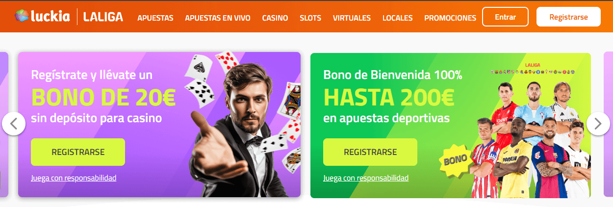 paso 1 registro luckia