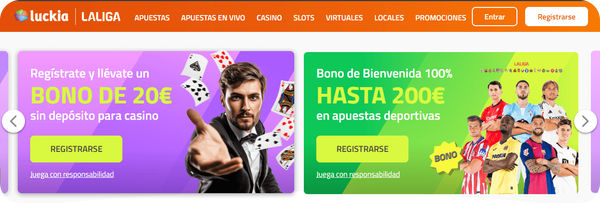 paso 1 registro luckia