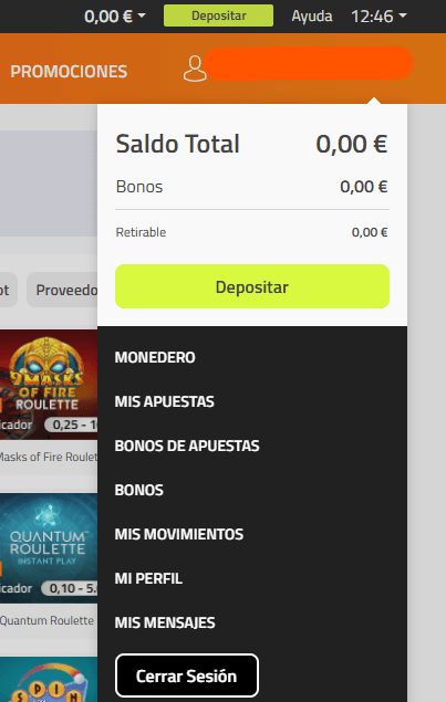 paso 4 registro luckia