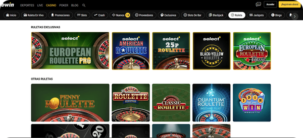 ruleta en bwin casino