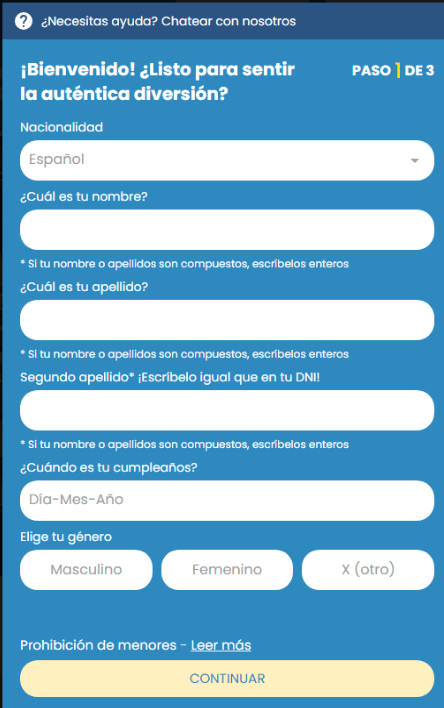 registro play jango paso 2