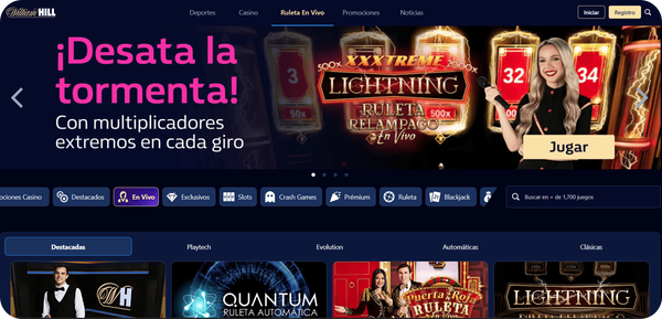 william hill casino ruleta en vivo