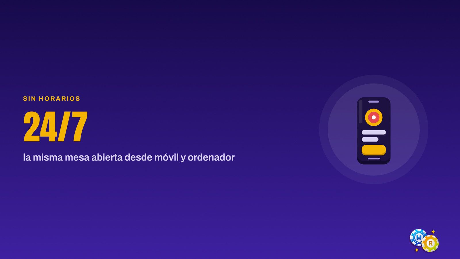 ruleta disponibilidad 24 7 desde movil