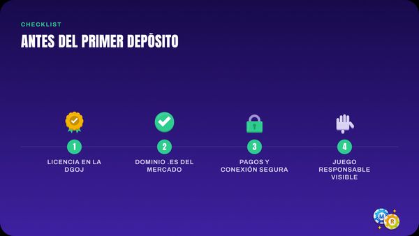 ruleta lista comprobacion casino seguro