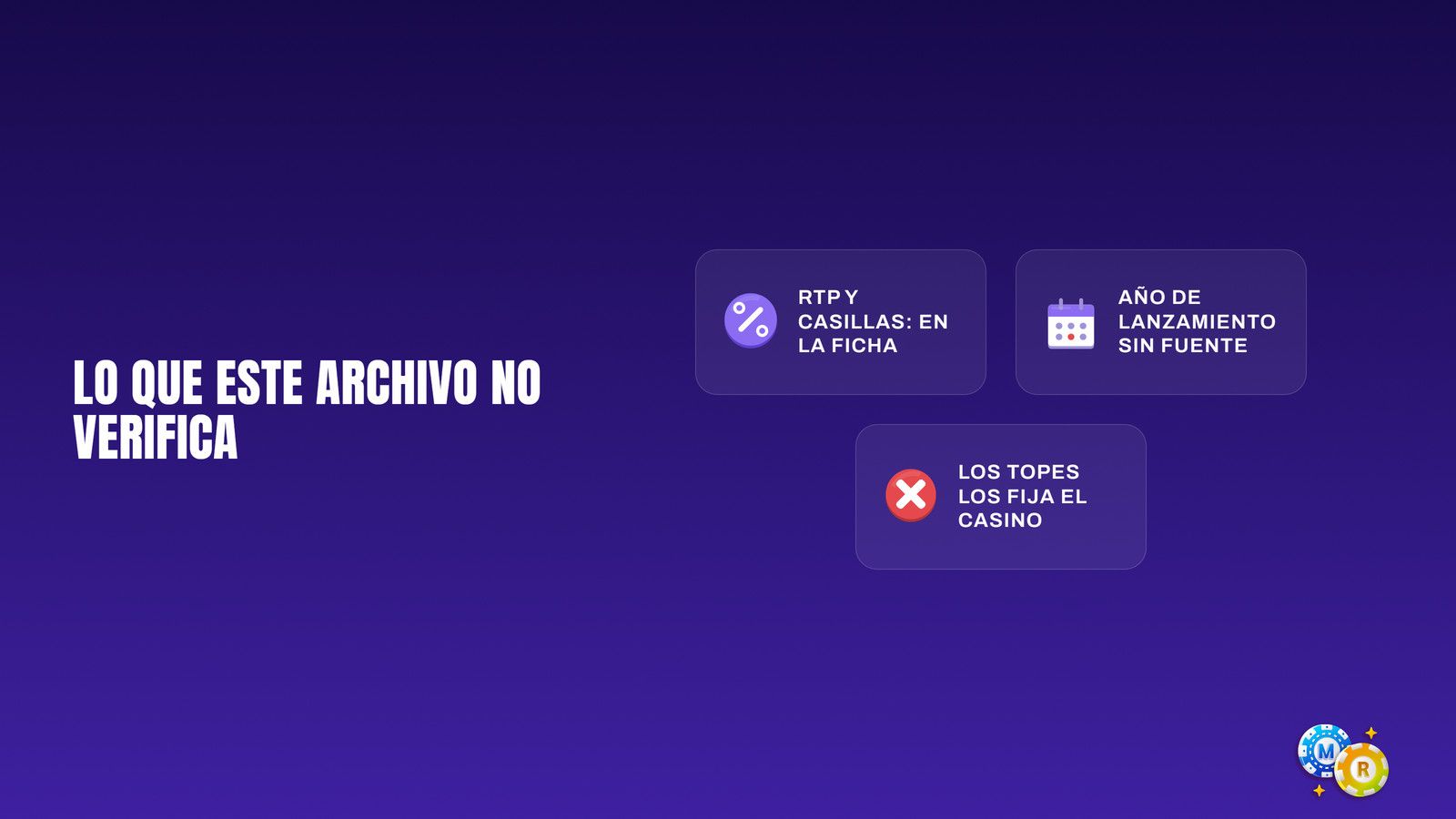 ruleta archivo no verifica