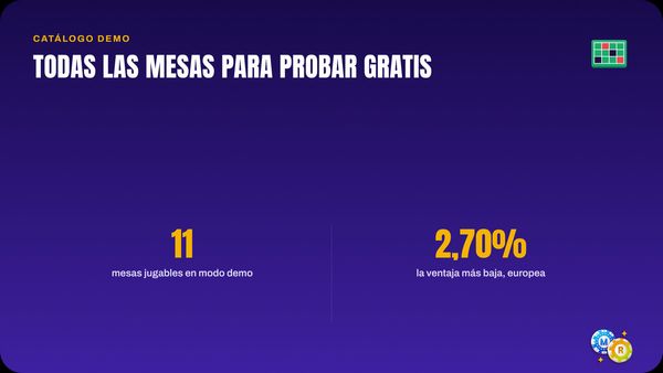 ruleta catalogo gratis todas mesas
