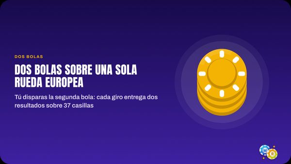 ruleta dos bolas rueda europea