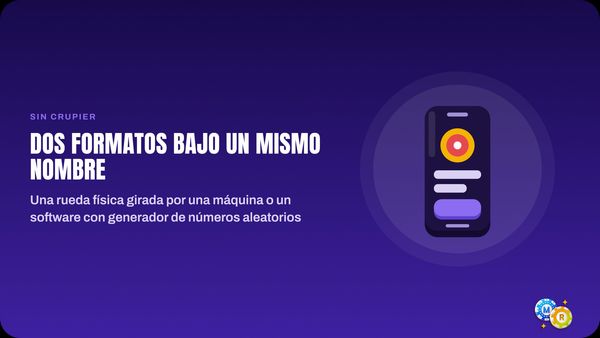 ruleta dos formatos sin crupier