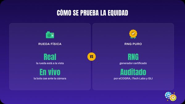 ruleta equidad verificable sin crupier