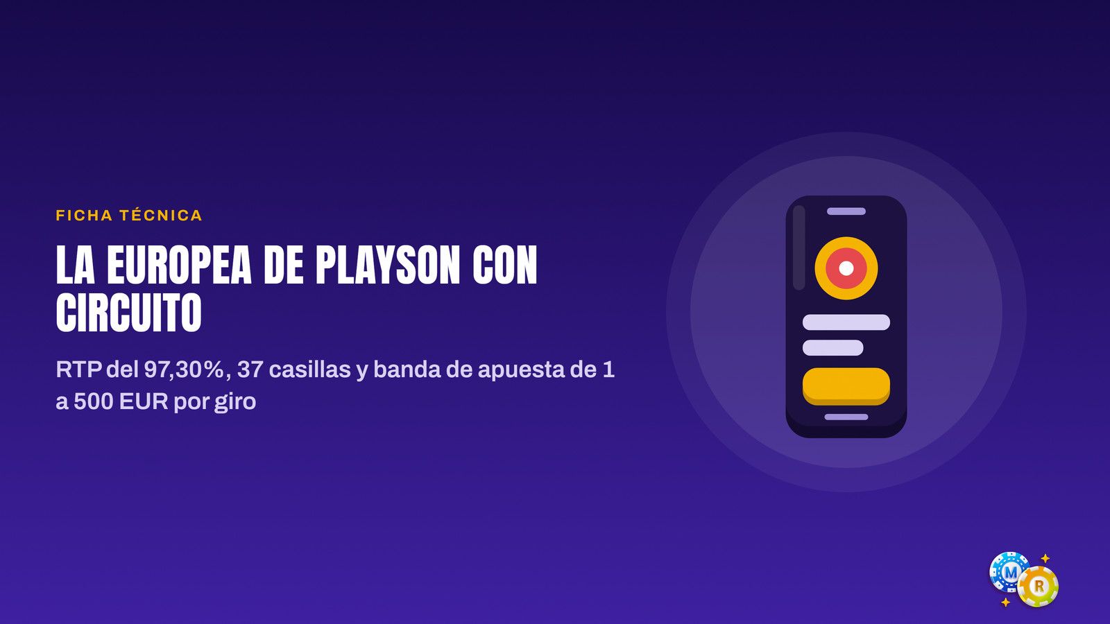 ruleta europea playson circuito autoservicio