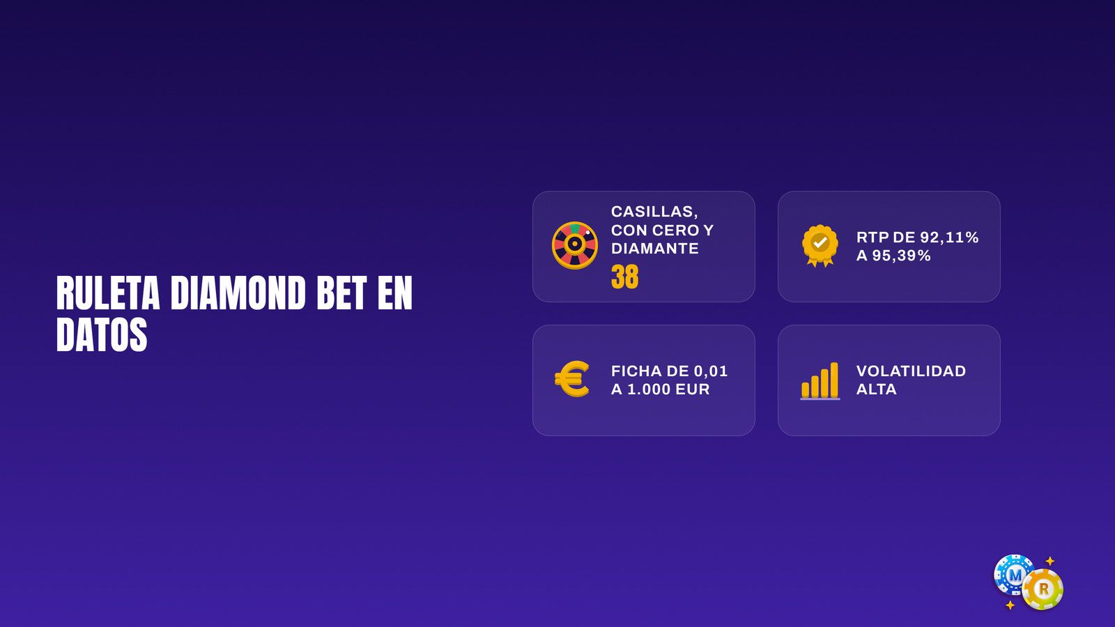 ruleta ficha tecnica diamond bet 38