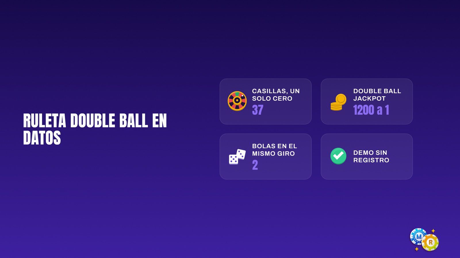 ruleta ficha tecnica double ball jackpot