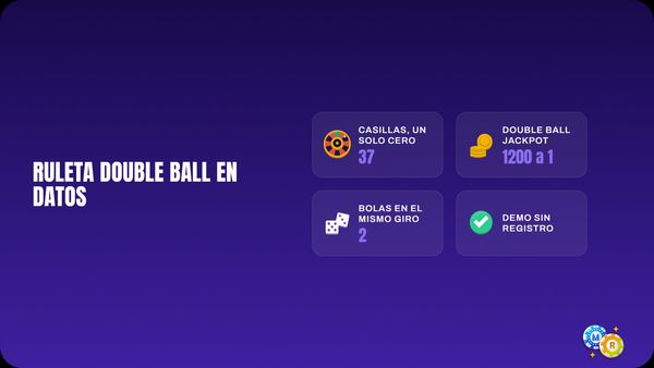 ruleta ficha tecnica double ball jackpot