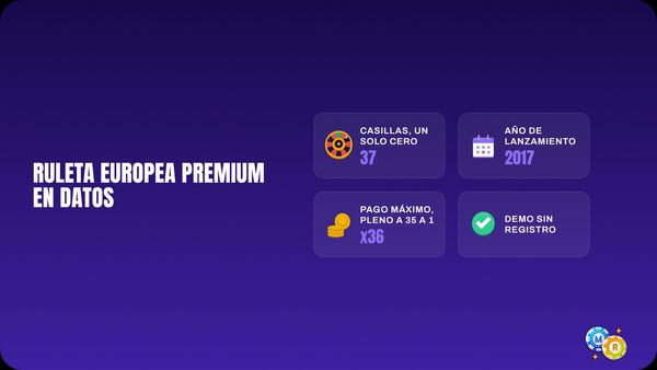 ruleta ficha tecnica europea premium