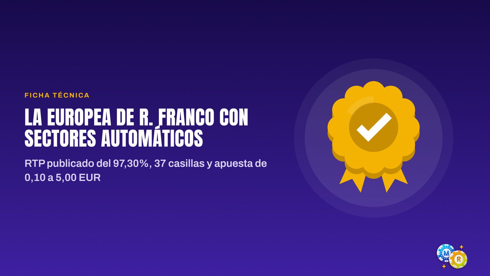 ruleta ficha tecnica royale sectores automaticos