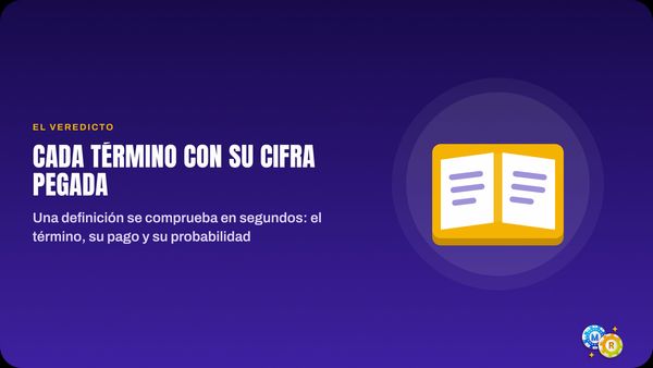 ruleta glosario veredicto equipo
