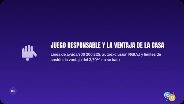 ruleta juego responsable ventaja casa