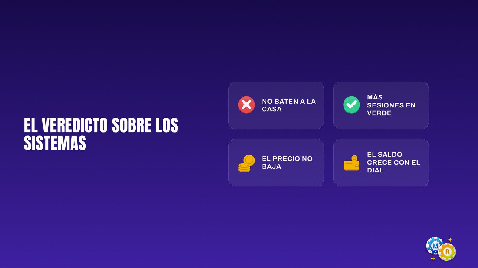 ruleta veredicto equipo sobre sistemas