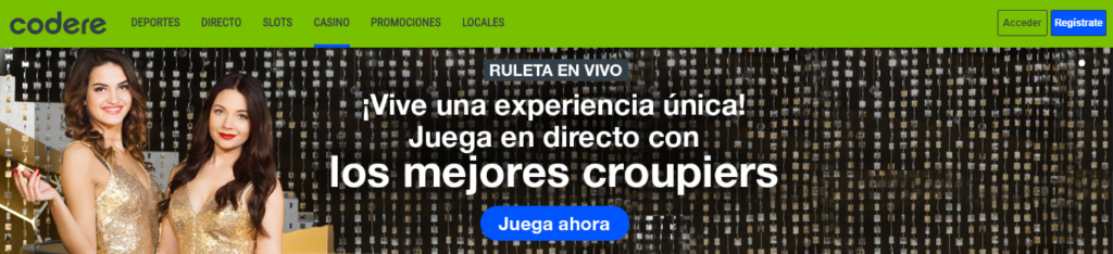 Diviértete en Codere Casino España y sus Ruletas Online