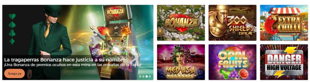 Pon a prueba tu suerte jugando en las tragaperras de Mr Green casino