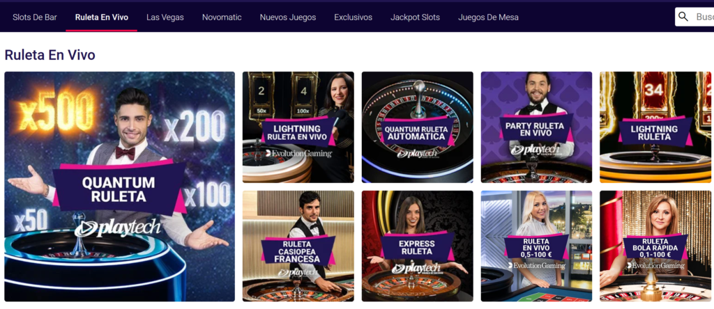 Juegos de Ruleta en PartyCasino