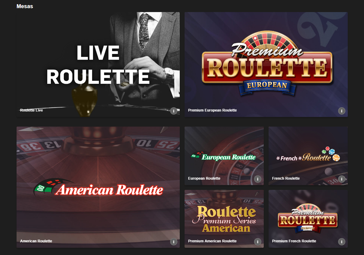 Juega en las ruletas de Betfair casino