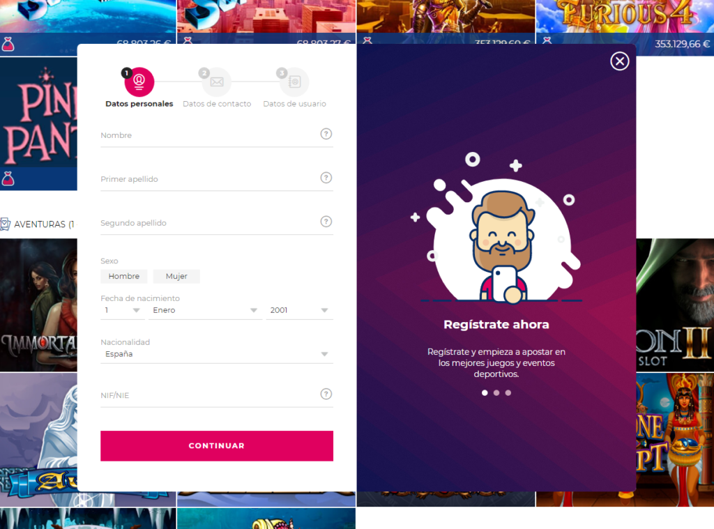 Regístrate en el Casino Gran Madrid Online