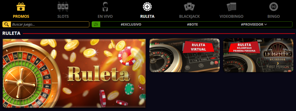 Gira las ruletas online de YoCasino